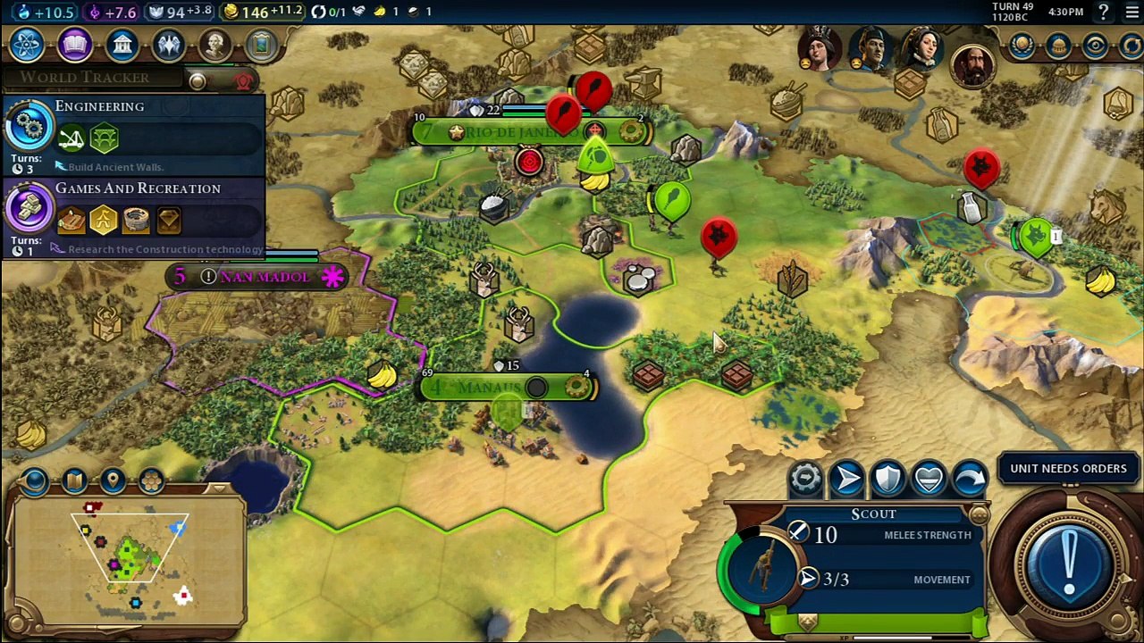 CIVILIZATION VI - Devs Play as Brazil