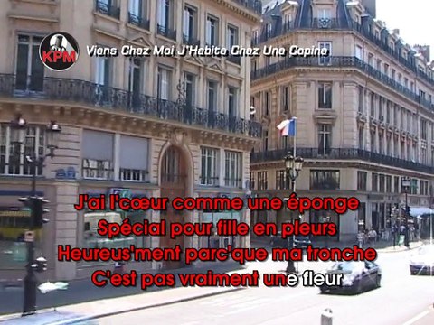 Viens Chez Moi J'Habite Chez Une Copine Karaoké - Renaud*