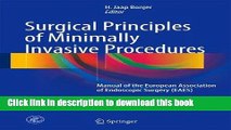 PDF  Surgical Principles of Minimally Invasive Procedures: Manual of the European Association of