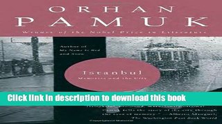 [PDF] Istanbul: Memories and the City Full Textbook