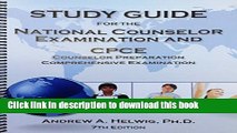 Books Study Guide for the National Counselor Examination and CPCE Full Online