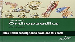 Ebook Netter s Orthopaedics, 1e (Netter Clinical Science) Full Online