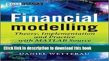 PDF Financial Modelling: Theory, Implementation and Practice with MATLAB Source (The Wiley Finance