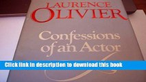 Books Confessions of an Actor Full Online