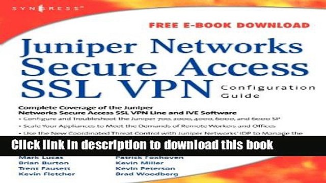 Download Juniper Networks Secure Access SSL VPN Configuration Guide Online