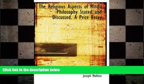 READ book  The Religious Aspects of Hindu Philosophy Stated and Discussed. A Prize Essay  BOOK