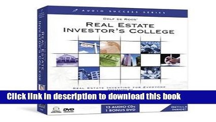 [Read PDF] Dolf de Roos  Real Estate Investor s College - Real Estate Inversting For Everyone!