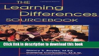 Ebook The Learning Differences Sourcebook Free Online