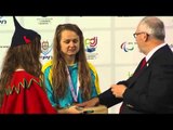 Women's 400m Freestyle S13 | Medals Ceremony | 2016 IPC Swimming European Open Championships Funchal