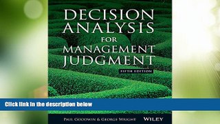 Big Deals  Decision Analysis for Management Judgment  Free Full Read Best Seller