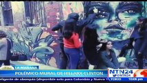 “La imagen ya era un meme que circulaba en redes”: Grafitero australiano que pintó a Hillary Clinton