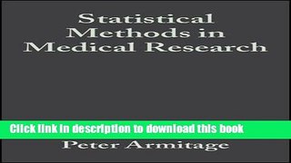 Books Statistical Methods in Medical Research Free Online