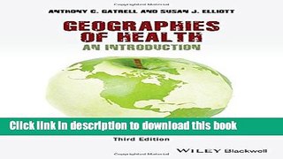 Ebook Geographies of Health: An Introduction Free Online