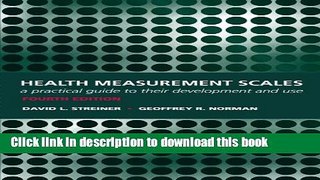 Ebook Health Measurement Scales: A practical guide to their development and use Full Online