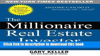 Books The Millionaire Real Estate Investor Free Online