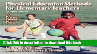 Books Physical Education Methods for Elementary Teachers-2nd Edition Free Online