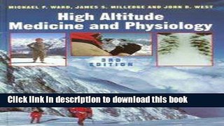 Books High Altitude Medicine and Physiology, 3Ed Full Online