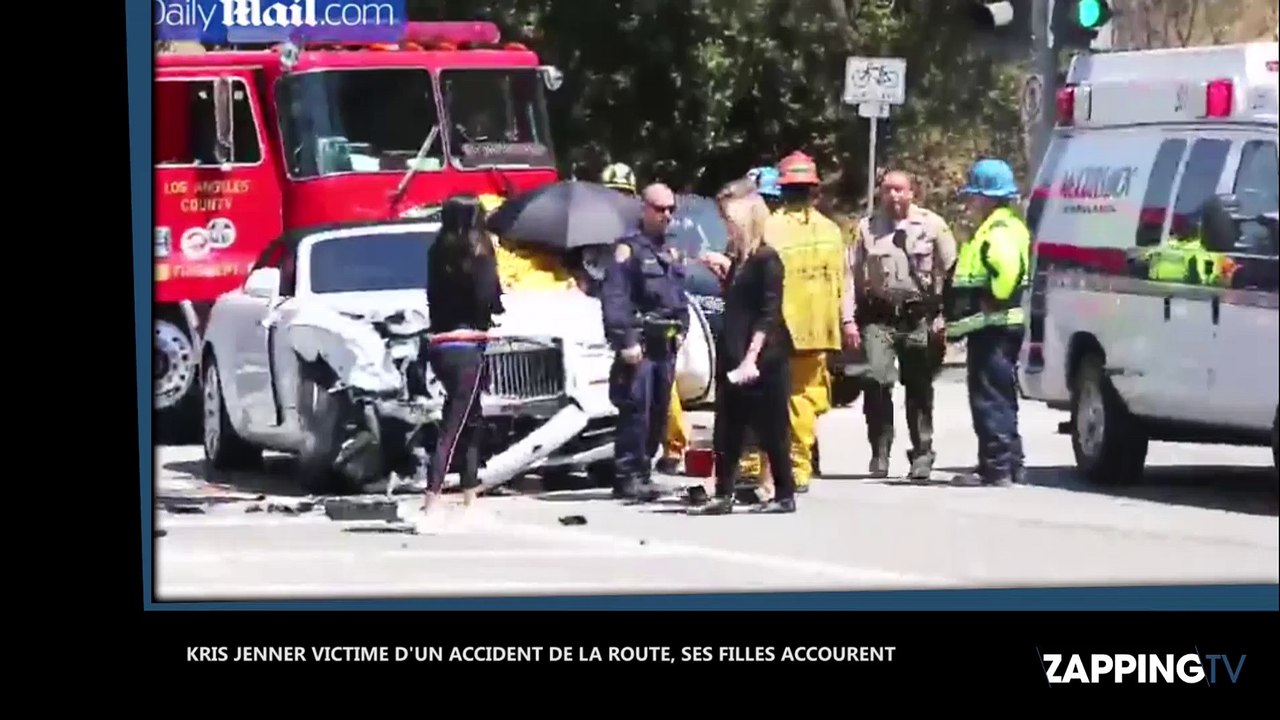 Kim Kardashian : sa mère Kris Jenner victime d'un violent accident de voiture (vidéo)