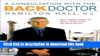 Books A Consultation With the Back Doctor Free Download