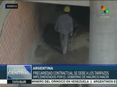 Argentinos afrontan alto índice de trabajo informal con gob. de Macri
