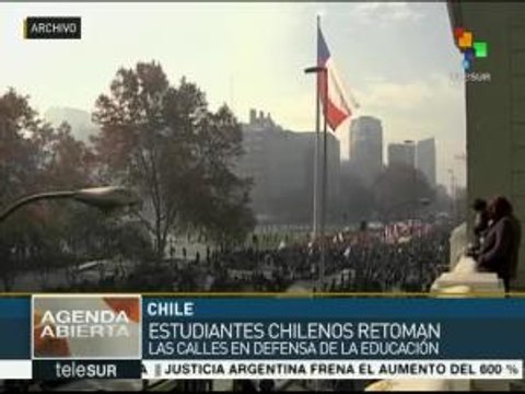 Defienden estudiantes chilenos la educación en su país