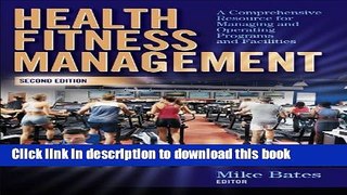 Ebook Health Fitness Management-2nd Edition Free Online