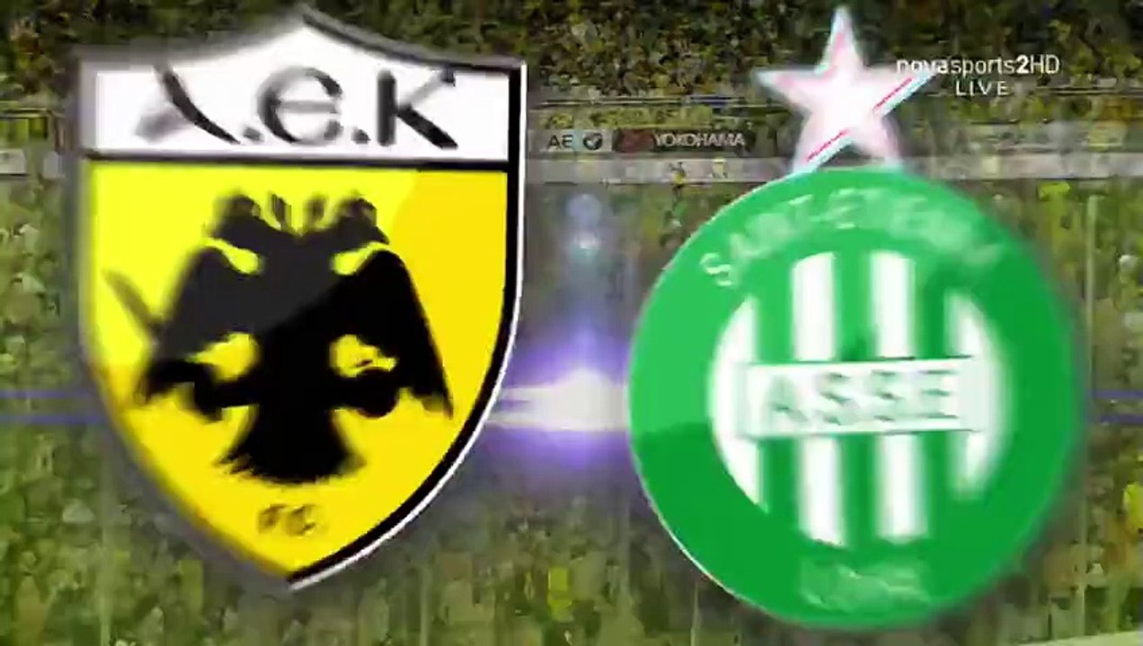 Robert Beric Goal HD - AEK Athen 0-1 Saint Etienne