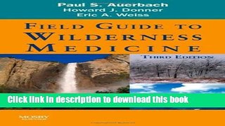 Books Field Guide to Wilderness Medicine Free Online