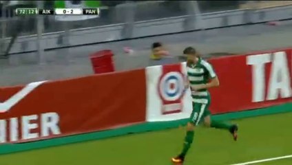 Marcus Berg GOAL HD - AIK 0-2 Panathinaikos - 04.08.2016 HD