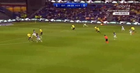 Vedad Ibisevic Goal - Brondby 1-1 Hertha Berlin - 04-08-2016