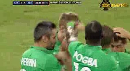 Beric Goal - AEK Athens vs. AS Saint-Etienne
