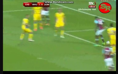 Kouyate - GOAL - West Ham 1-0 Domzale - 2016-08-04