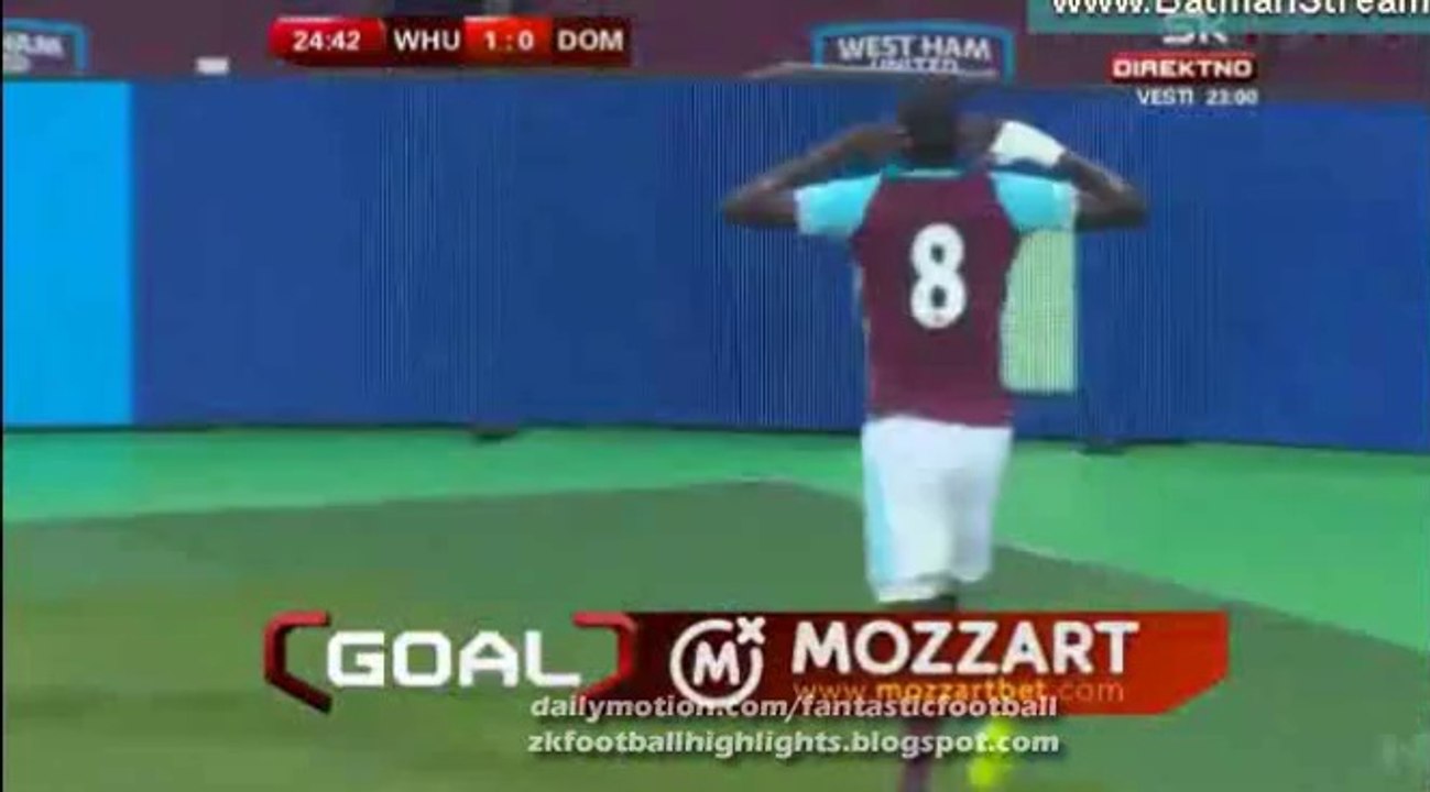 2-0 Cheikhou Kouyate Goal - West Ham 2-0 Domzale - 04-08-2016