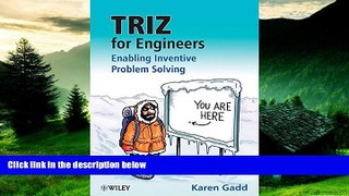 READ FREE FULL  TRIZ for Engineers: Enabling Inventive Problem Solving  READ Ebook Full Ebook Free