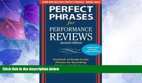 READ FREE FULL  Perfect Phrases for Performance Reviews 2/E (Perfect Phrases Series)  READ Ebook