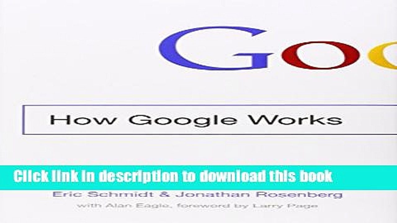 [PDF] How Google Works Online Book