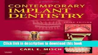 [PDF] Contemporary Implant Dentistry, 3e Download Online