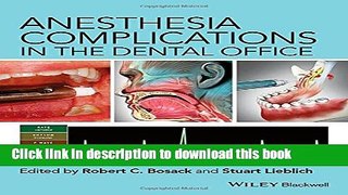 [PDF] Anesthesia Complications in the Dental Office Read Full Ebook