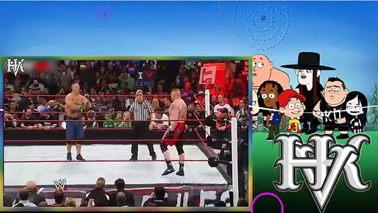 john cena vs brock lesnar blood match || wwe extreme rules 2012