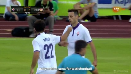 1-2 Nikola Kalinic Goal HD Fiorentina 1-2 Bayer Leverkusen 04.08.2016 HD