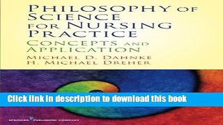 Ebook Philosophy of Science for Nursing Practice: Concepts and Application Full Online