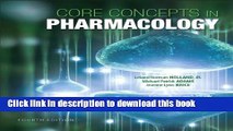 Ebook Core Concepts in Pharmacology (4th Edition) Full Online