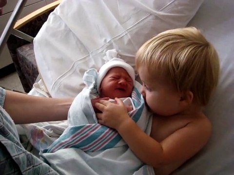 Ellen Degeneres must see, Love my new sister- funny cute adorable baby video