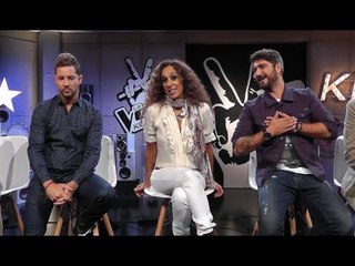 Bisbal, Rosario y Orozco graban 'La Voz Kids 3': "Cada niño es mezcla de talento y poca vergüenza"