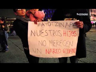 Protesto pelos 43 desaparecidos reúne 30 mil na Cidade do México