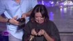 #الليلة_دي | شاهد .. رد فعل رانيا يوسف بعد قص شعرها علي الهواء
