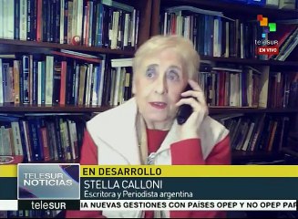 Calloni: Argentina atraviesa una situación muy grave