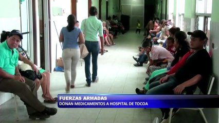 Fuerzas armadas donan medicamentos a hospital de Tocoa