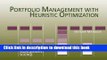 [PDF] Portfolio Management with Heuristic Optimization (Advances in Computational Management