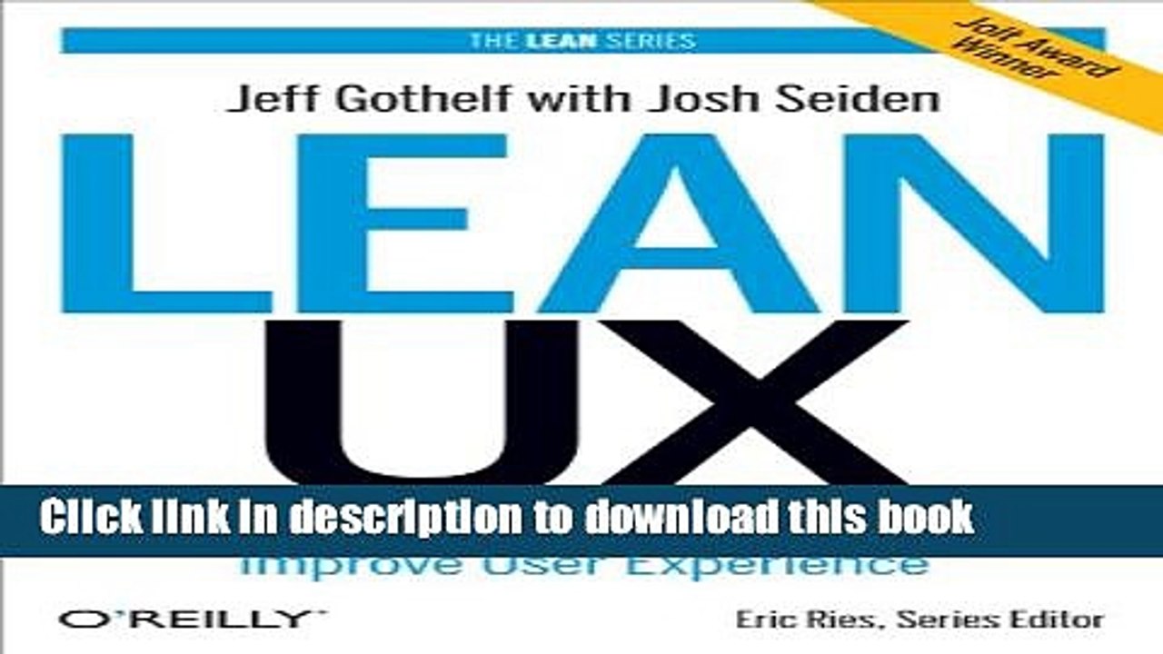[PDF] Lean UX: Applying Lean Principles to Improve User Experience Online Book